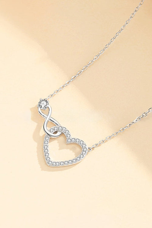 Heart Knot Pendant Necklace - KissProm