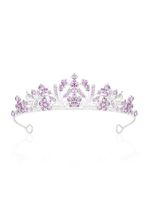 Silver Crystal Crown for Women - KissProm