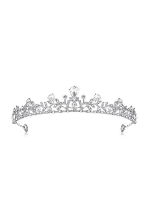 Crystal Princess Alloy Silver Tiara - KissProm