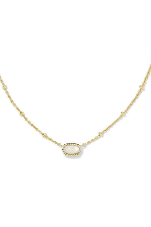 Natural Stone Crystal Pendant Necklace - KissProm