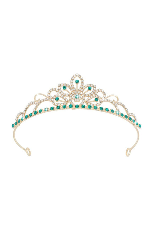 Green Crown Tiaras for Women - KissProm