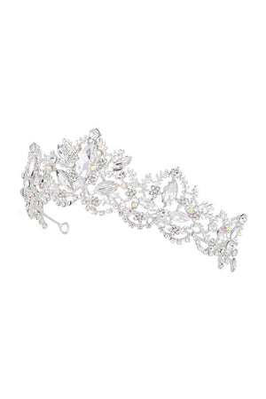Crystal Baroque Vintage Rhinestone Tiara - KissProm