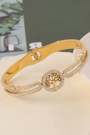 Fashion Stainless Steel Bracelet with Beading - KissProm