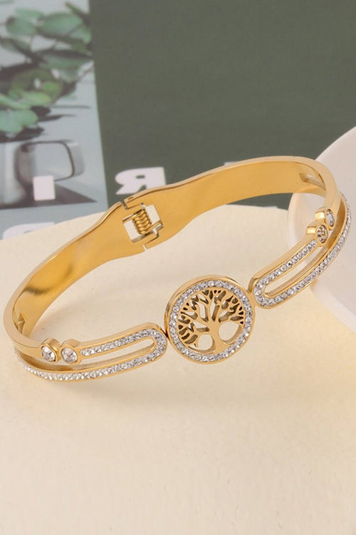 Fashion Stainless Steel Bracelet with Beading - KissProm