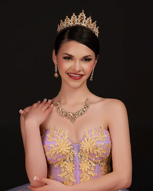 Rhinestone Crystal Tiara - KissProm