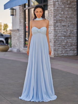 A Line Light Pink Sweetheart Chiffon Long Prom Dress – Prom Dresses by KissProm | Available at KissProm