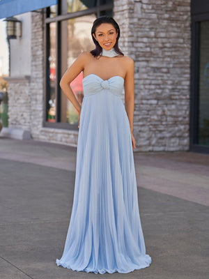 A Line Light Pink Sweetheart Chiffon Long Prom Dress – Prom Dresses by KissProm | Available at KissProm