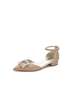 Glitter Crystal Low Heels - KissProm