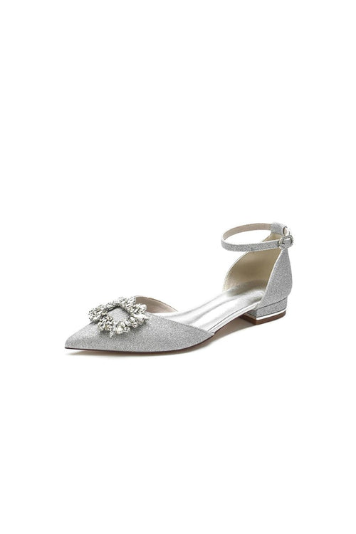 Glitter Crystal Low Heels - KissProm