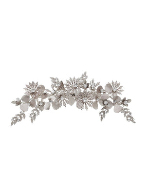 Vintage Gold Flower Embellished Rhinestone Hairpin - KissProm
