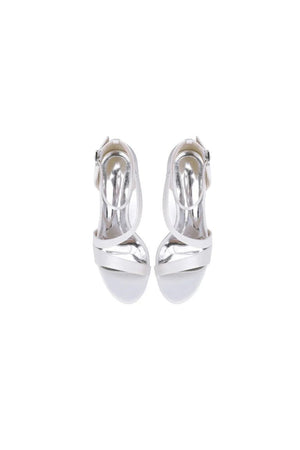 Ankle - Strap Satin Stiletto Sandals - KissProm
