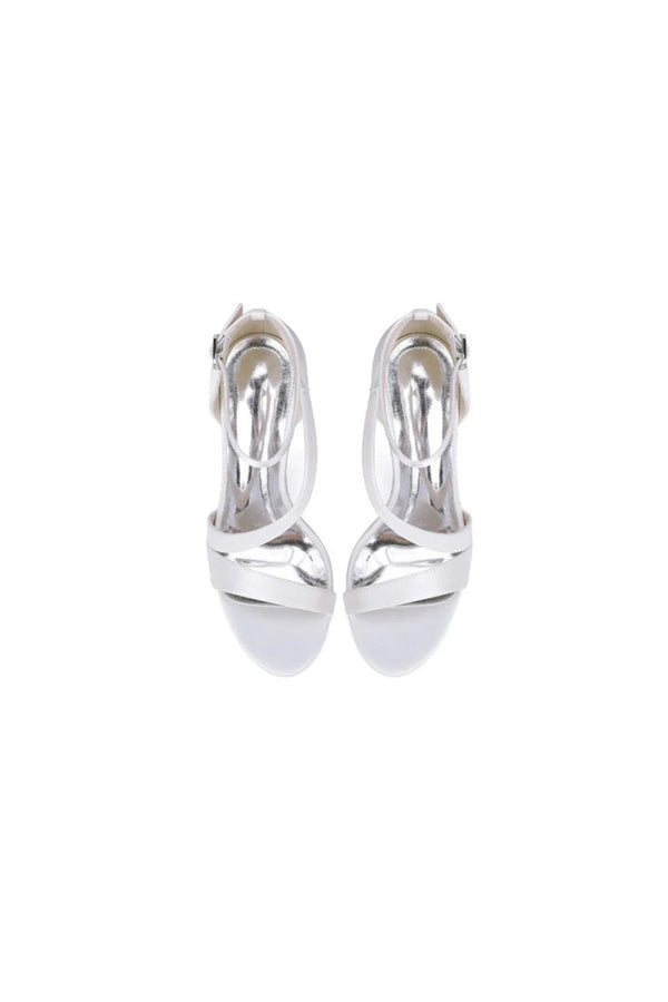 Ankle - Strap Satin Stiletto Sandals - KissProm
