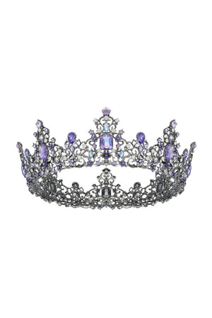 Baroque Colorful Crystal Crown - KissProm