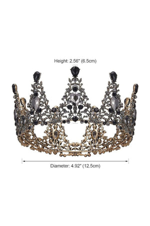 Baroque Crystal Crowns for Women - KissProm