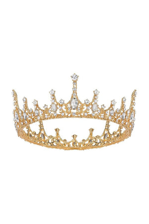 Baroque Wedding Green Aurora Borealis Tiaras - KissProm