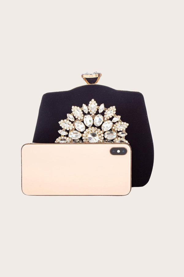 Black Beading Handbag