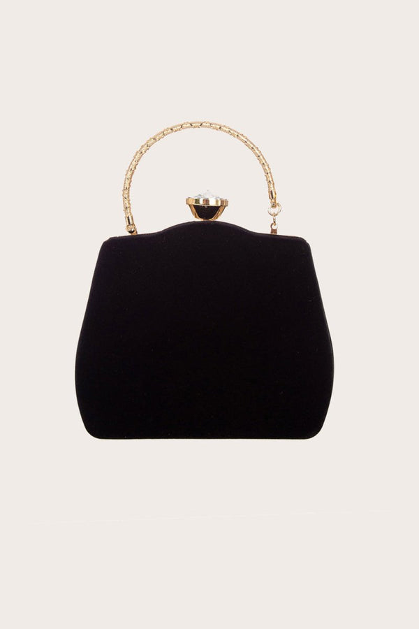 Black Beading Handbag