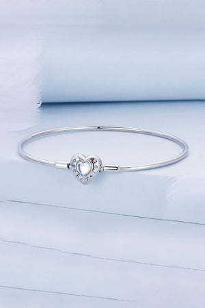 Blue Heart Moonstone Bracelet Perfect Gift - KissProm