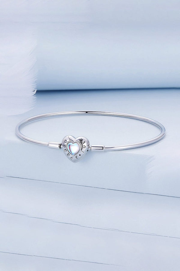 Blue Heart Moonstone Bracelet Perfect Gift - KissProm