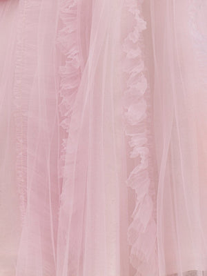 Celeste | A - Line Deep V Neck Ruched Short Homecoming Dress - KissProm
