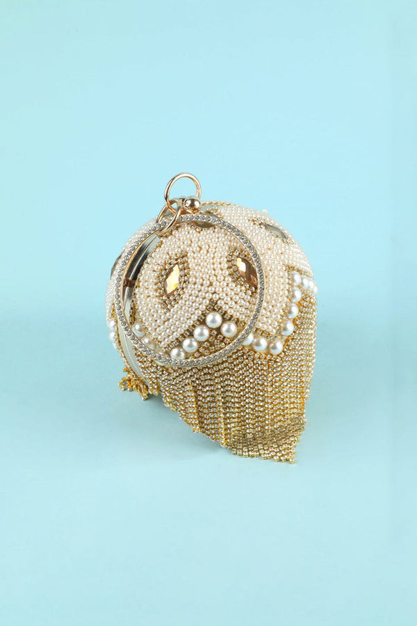 Champagne Handbag for Party - KissProm