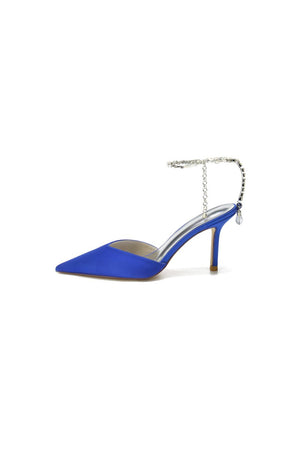 Cocktail Pointed Toe Crystal Strap High Heels – Shoes by KissProm | Available at KissProm