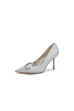 Crystal Cocktail Pointed Toe High Heels - KissProm