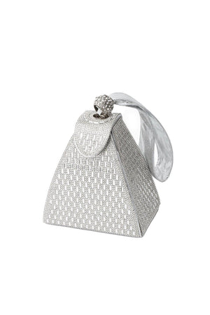Crystal Gold Pyramid Handbag - KissProm