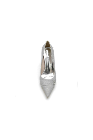Crystal Sequin Pointed Toe High Heels - KissProm