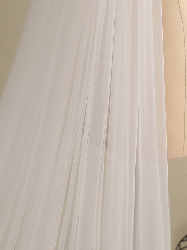 Cute Butterfly Cathedral Veil Bridal Veil Wedding Veil - KissProm