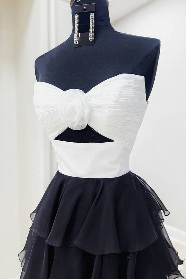 A-Line Sweetheart Layered Chiffon Sleeveless Formal Prom Dress – Prom Dresses by KissProm | Available at KissProm