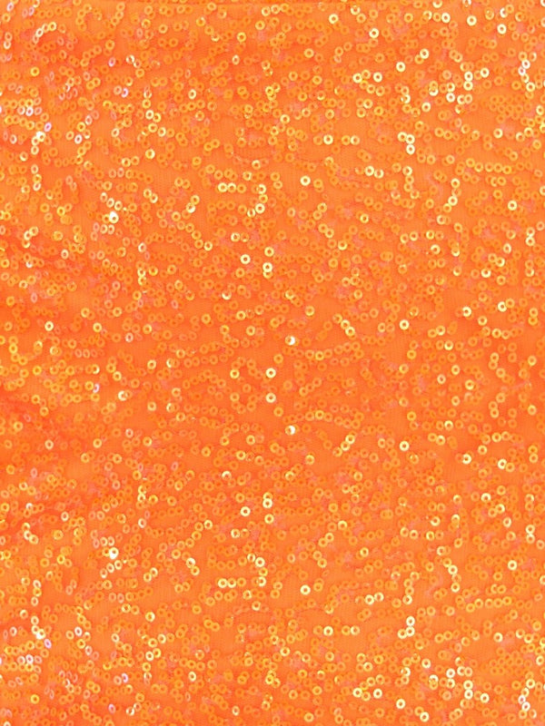 Dawn | Bodycon Short Orange Scoop Neck Sequins Homecoming Dress