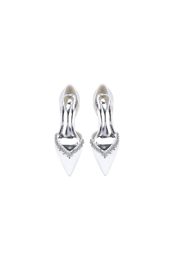 Fuchsia High Heels with Sparkling Crystal Embellishments - KissProm