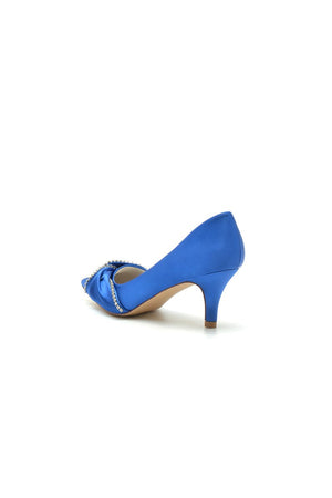Crystal Bow Wedding Stiletto Heels with Rhinestone - KissProm