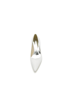 Gold Glitter Crystal Pointed Toe Wedding Shoes - KissProm