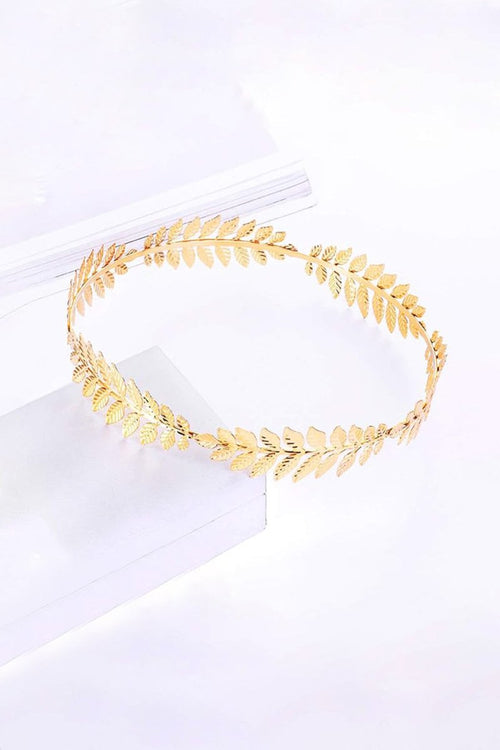 Gold Leaf Branch Crown - KissProm