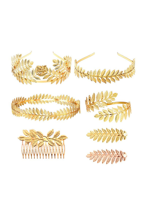 Gold Leaf Branch Crown - KissProm