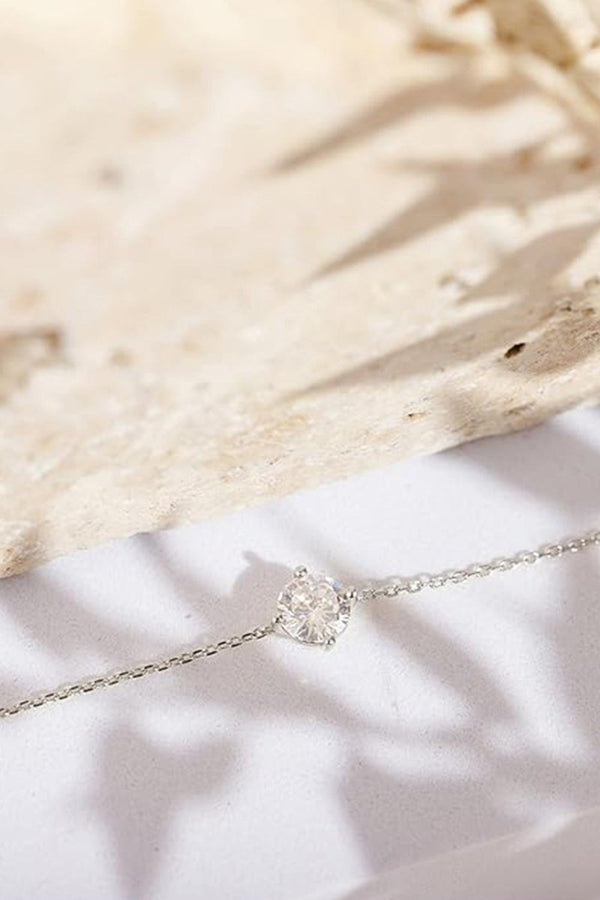 Gold Plated Solitaire Diamond Bracelets - KissProm