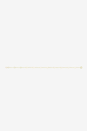Gold Tin Cup Pearl Adjustable Bracelets - KissProm