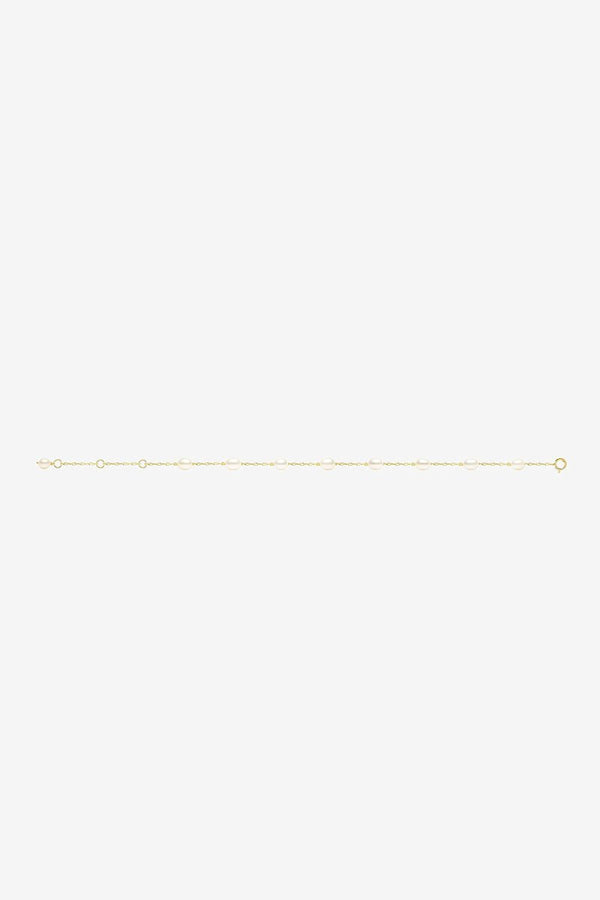 Gold Tin Cup Pearl Adjustable Bracelets - KissProm