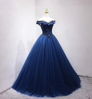 Green Beading Off the Shoulder Floor Length Quinceanera Dresses