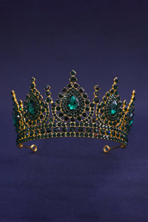 Half Circle Crystal Tiara - KissProm