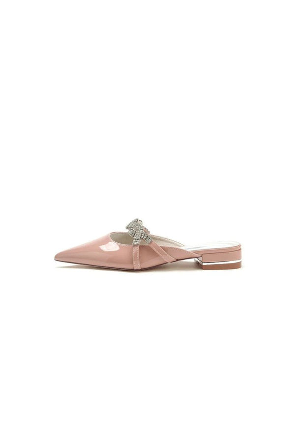 High Heels Nude Pink with Silver Embellishments - KissProm