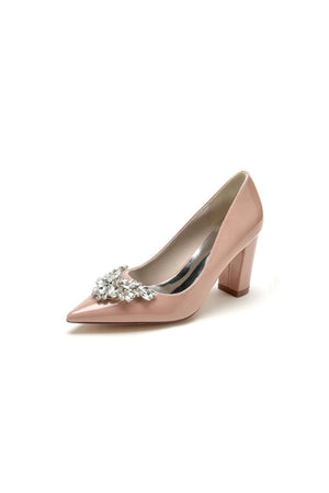 Ivory High Heels with Modern Design - KissProm