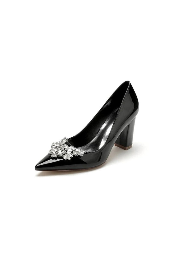 Ivory High Heels with Modern Design - KissProm