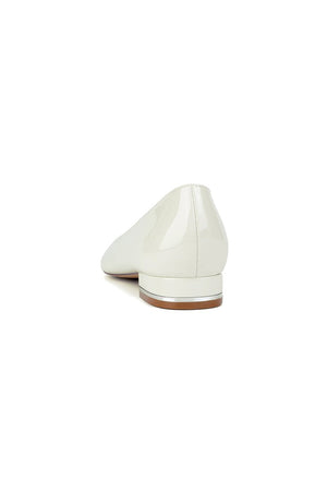 Burgundy Pointed - Toe Flats with a Sleek Finish - KissProm