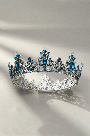 Jeweled Baroque Queen Crown - KissProm