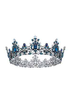Jeweled Baroque Queen Crown - KissProm