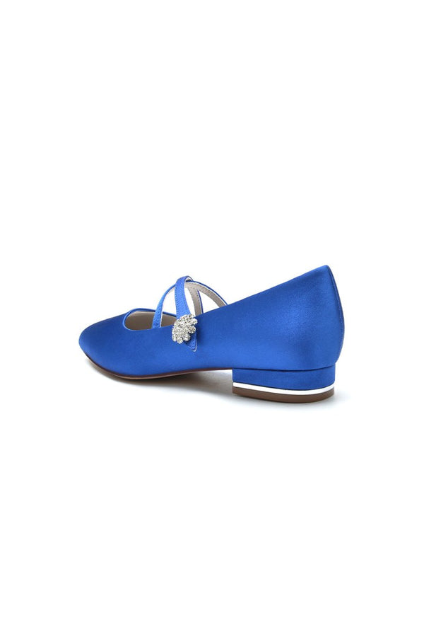 Flats with Rhinestone Buckle Party - KissProm
