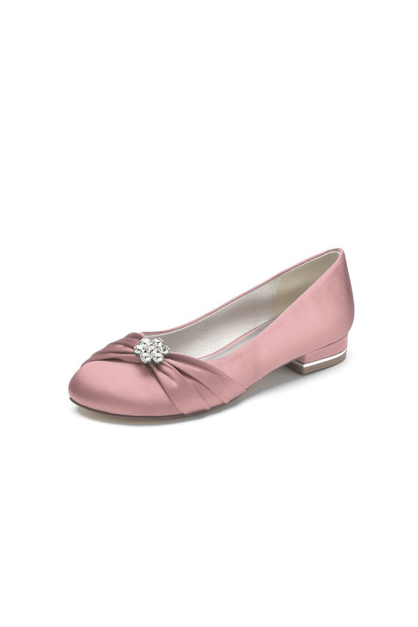 Royal Blue Flats with Rhinestone embellished - KissProm